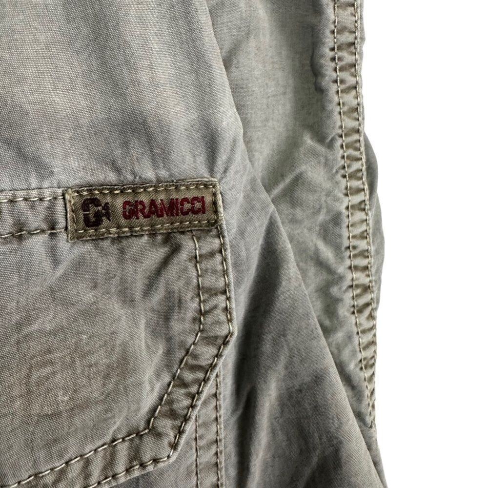 Vintage Gramicci Belted Hiking Pants Men's XXL Gray Outdoor Climbing - Picture 5 of 6